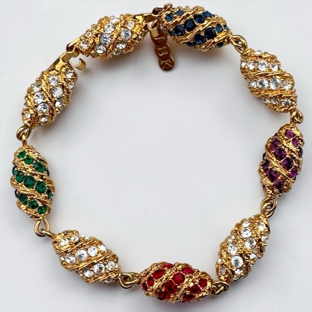 Jackie Kennedy JBK Camrose & Kross Royal Egg Bracelet Swarovski Crystal